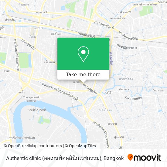 Authentic clinic (ออเธนทิคคลินิกเวชกรรม) map