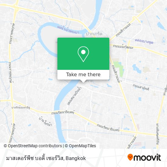 มาสเตอร์พีซ บอดี้ เซอร์วิส map