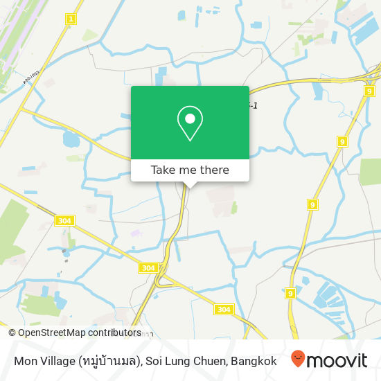 Mon Village (หมู่บ้านมล), Soi Lung Chuen map