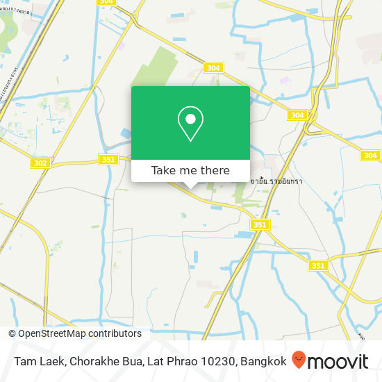 Tam Laek, Chorakhe Bua, Lat Phrao 10230 map