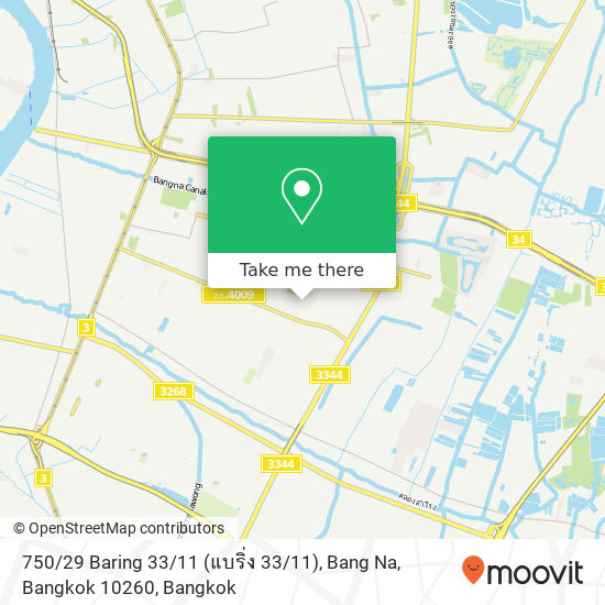 750 / 29 Baring 33 / 11 (แบริ่ง 33 / 11), Bang Na, Bangkok 10260 map
