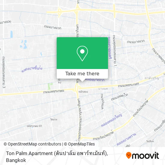 Ton Palm Apartment (ต้นปาล์ม อพาร์ทเม้นท์) map