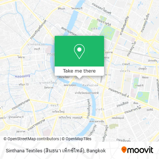 Sinthana Textiles (สินธนา เท็กซ์ไทล์) map
