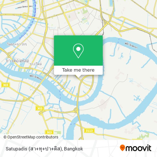 Satupadis (สา+ทุ+ปา+ดิส) map