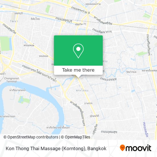 Kon Thong Thai Massage (Korntong) map