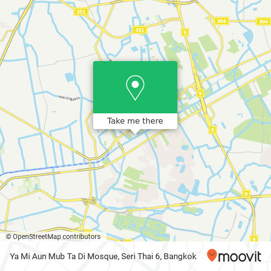 Ya Mi Aun Mub Ta Di Mosque, Seri Thai 6 map