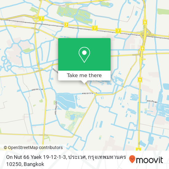 On Nut 66 Yaek 19-12-1-3, ประเวศ, กรุงเทพมหานคร 10250 map