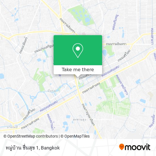 หมู่บ้าน ชื่นสุข 1 map