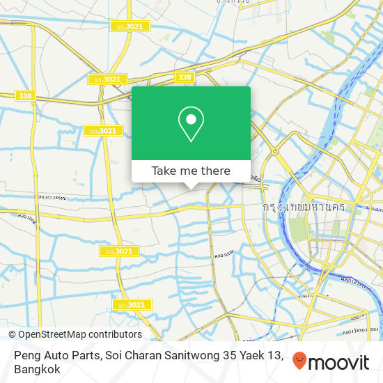 Peng Auto Parts, Soi Charan Sanitwong 35 Yaek 13 map