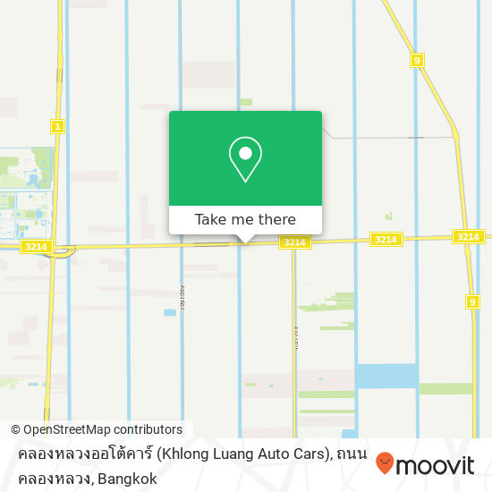 คลองหลวงออโต้คาร์ (Khlong Luang Auto Cars), ถนน คลองหลวง map