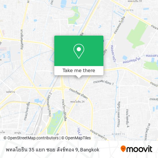 พหลโยธิน 35 แยก ซอย สังข์ทอง 9 map