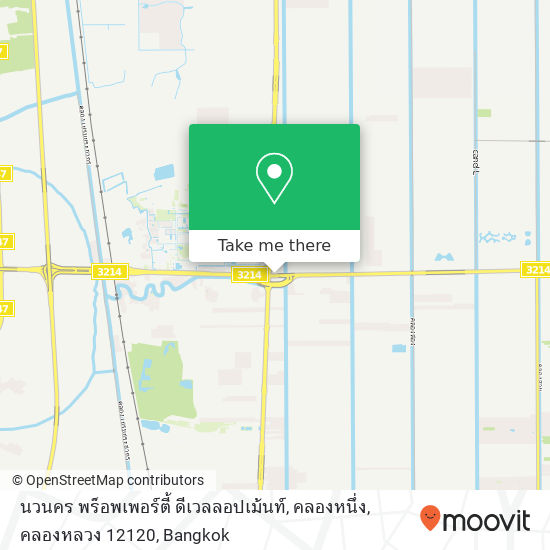 นวนคร พร็อพเพอร์ตี้ ดีเวลลอปเม้นท์, คลองหนึ่ง, คลองหลวง 12120 map