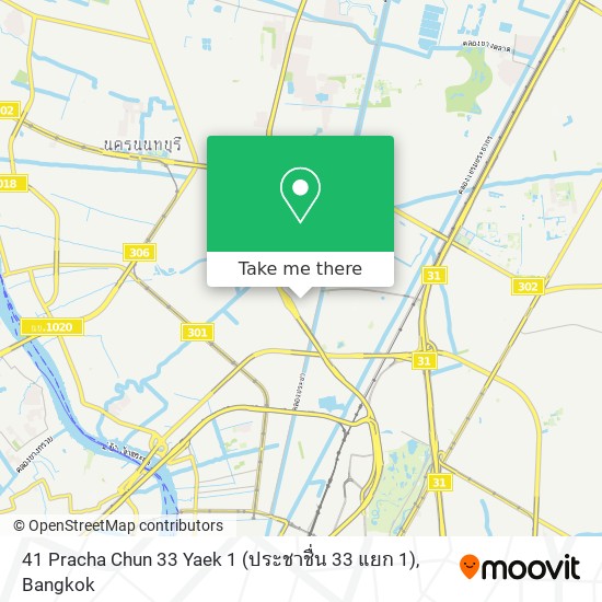 41 Pracha Chun 33 Yaek 1 (ประชาชื่น 33 แยก 1) map