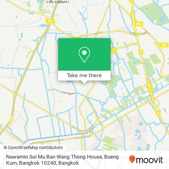 Nawamin Soi Mu Ban Wang Thong House, Bueng Kum, Bangkok 10240 map