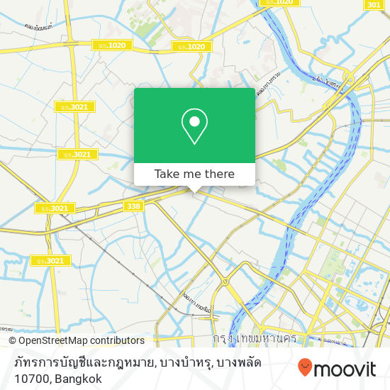 ภัทรการบัญชีและกฎหมาย, บางบำหรุ, บางพลัด 10700 map