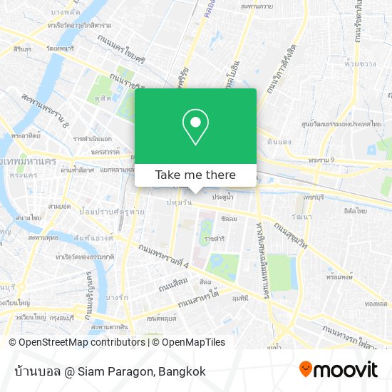 บ้านบอล @ Siam Paragon map