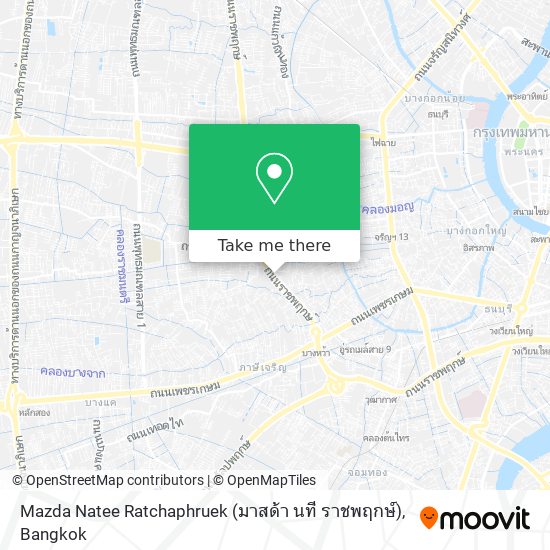 Mazda Natee Ratchaphruek (มาสด้า นที ราชพฤกษ์) map