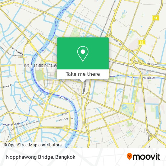 Nopphawong Bridge map
