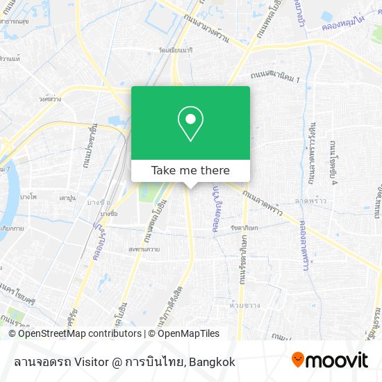 ลานจอดรถ Visitor @ การบินไทย map