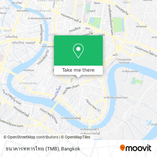 ธนาคารทหารไทย (TMB) map