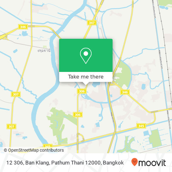 12 306, Ban Klang, Pathum Thani 12000 map