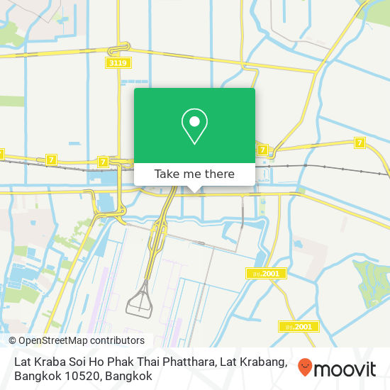 Lat Kraba Soi Ho Phak Thai Phatthara, Lat Krabang, Bangkok 10520 map