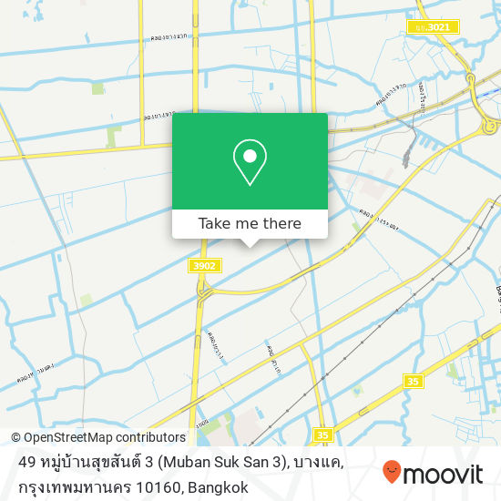 49 หมู่บ้านสุขสันต์ 3 (Muban Suk San 3), บางแค, กรุงเทพมหานคร 10160 map