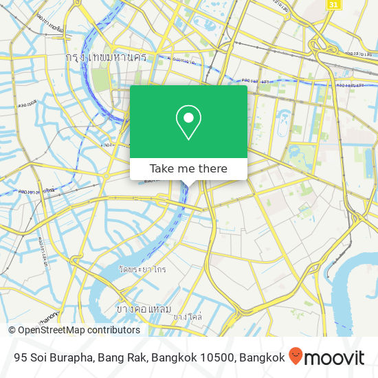 95 Soi Burapha, Bang Rak, Bangkok 10500 map