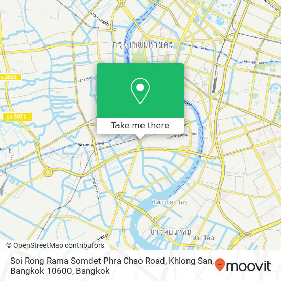 Soi Rong Rama Somdet Phra Chao Road, Khlong San, Bangkok 10600 map