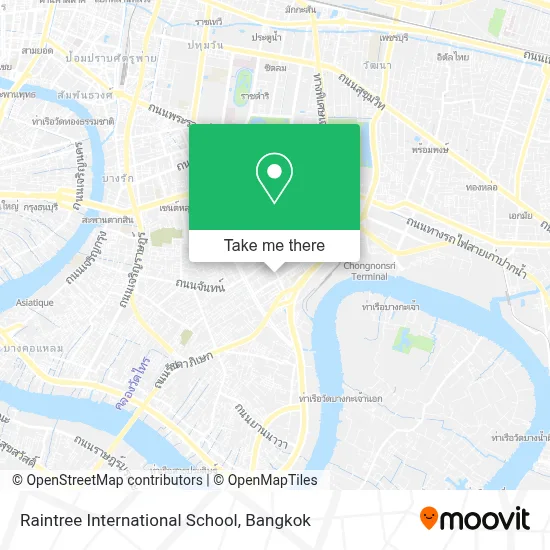 Raintree International School map