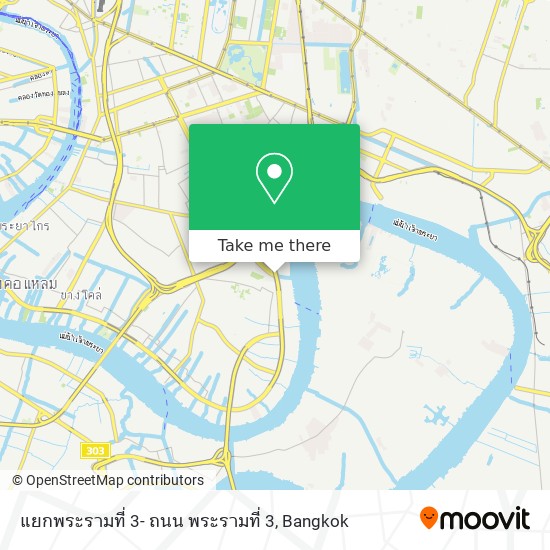 แยกพระรามที่ 3- ถนน พระรามที่ 3 map