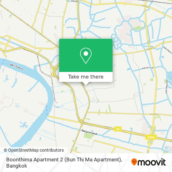 Boonthima Apartment 2 (Bun Thi Ma Apartment) map