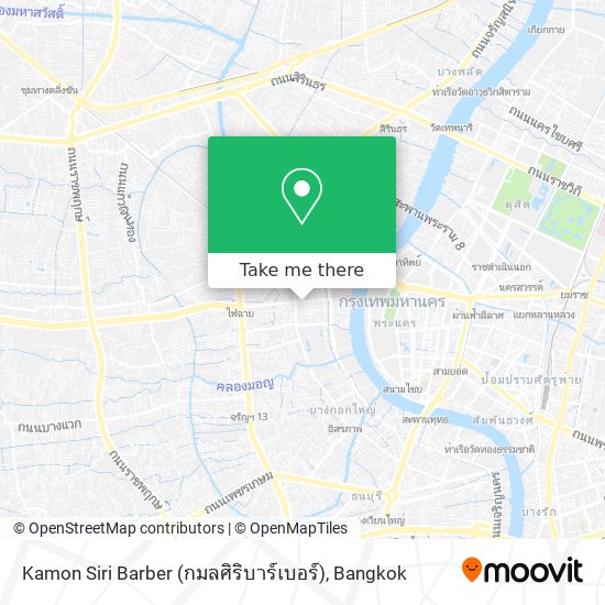 Kamon Siri Barber (กมลศิริบาร์เบอร์) map