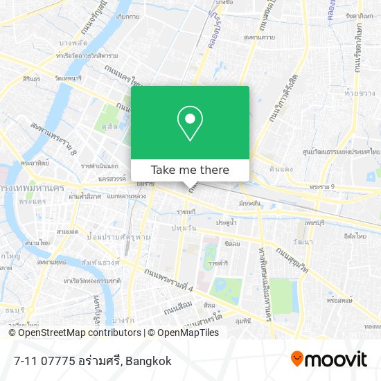 7-11 07775 อร่ามศรี map