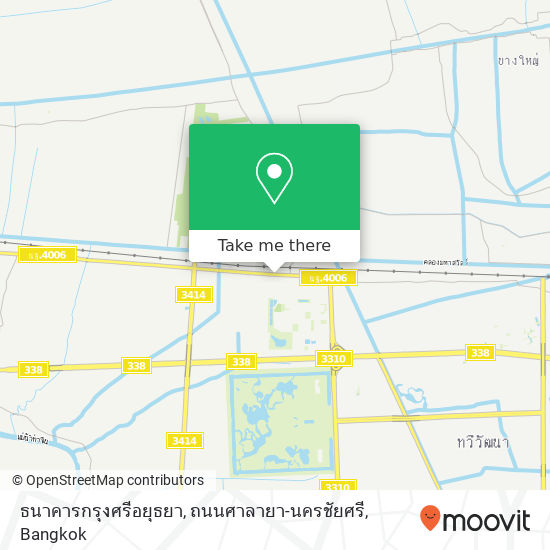 ธนาคารกรุงศรีอยุธยา, ถนนศาลายา-นครชัยศรี map