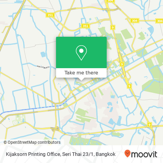 Kijaksorn Printing Office, Seri Thai 23 / 1 map