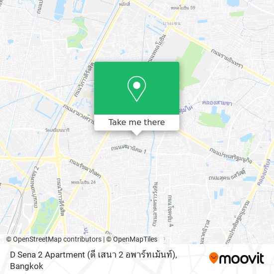 D Sena 2 Apartment (ดี เสนา 2 อพาร์ทเม้นท์) map