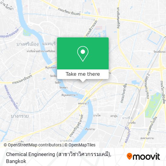Chemical Engineering (สาขาวิชาวิศวกรรมเคมี) map