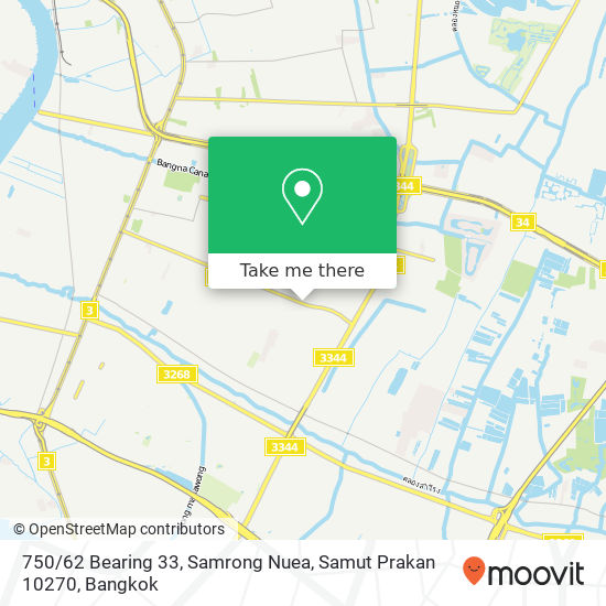 750 / 62 Bearing 33, Samrong Nuea, Samut Prakan 10270 map