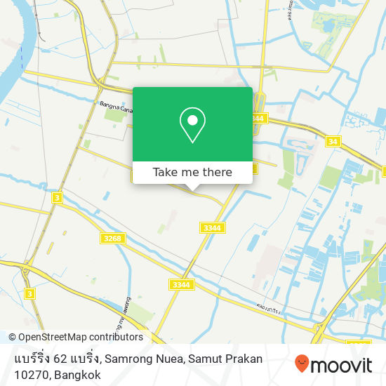 แบร์ริ่ง 62 แบริ่ง, Samrong Nuea, Samut Prakan 10270 map