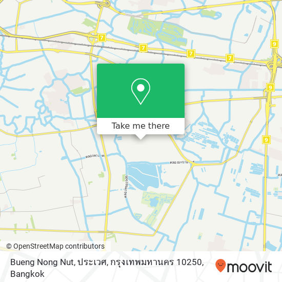 Bueng Nong Nut, ประเวศ, กรุงเทพมหานคร 10250 map