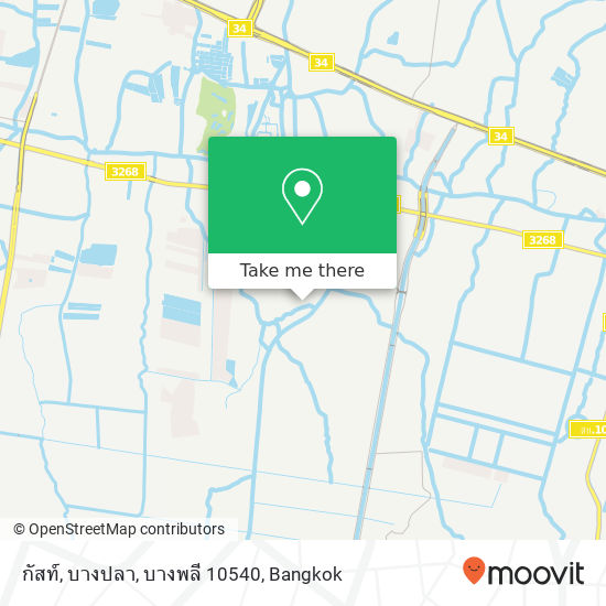 กัสท์, บางปลา, บางพลี 10540 map