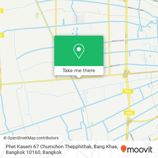 Phet Kasem 67 Chumchon Thepphithak, Bang Khae, Bangkok 10160 map