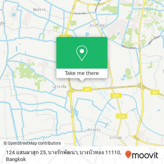 124 แสนผาสุก 25, บางรักพัฒนา, บางบัวทอง 11110 map