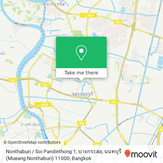 Nonthaburi / Soi Pandinthong 1, บางกระสอ, นนทบุรี (Mueang Nonthaburi) 11000 map