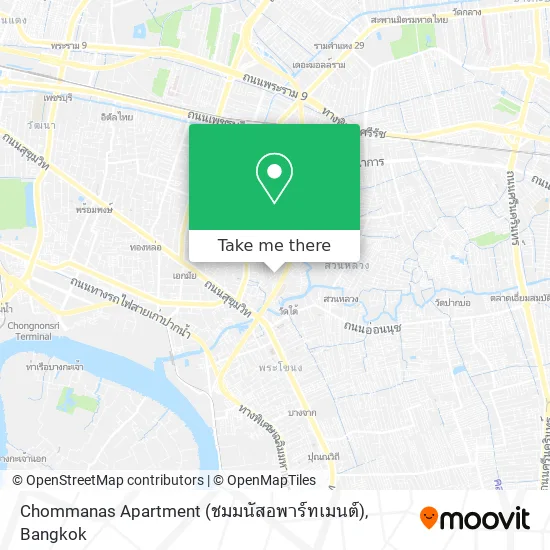 Chommanas Apartment (ชมมนัสอพาร์ทเมนต์) map