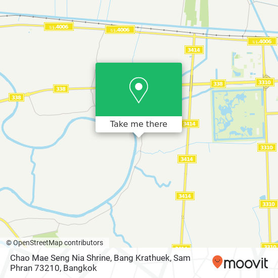 Chao Mae Seng Nia Shrine, Bang Krathuek, Sam Phran 73210 map