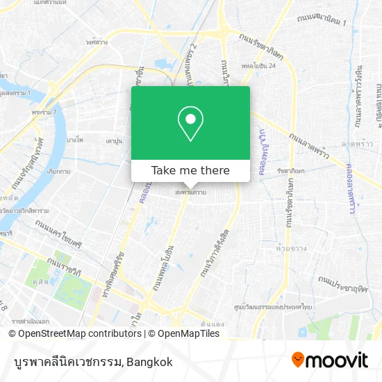 บูรพาคลีนิคเวชกรรม map