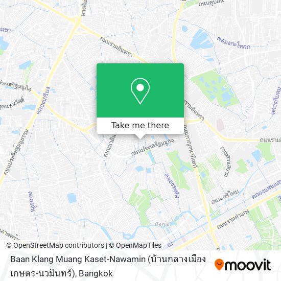 Baan Klang Muang Kaset-Nawamin (บ้านกลางเมือง เกษตร-นวมินทร์) map