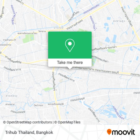 Trihub Thailand map